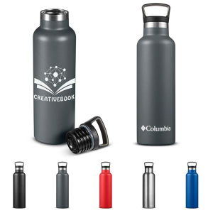 Columbia® 21 oz. Double-Wall Vacuum Bottle with Loop Top