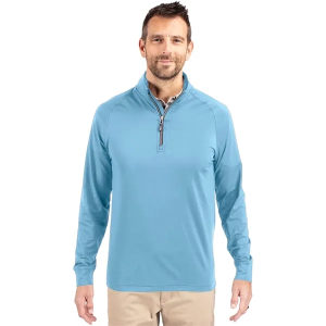 Cutter & Buck Adapt Eco Knit Stretch Recycled Mens Quarte...